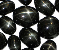 Black Star Cabochons, Gemstone Cabochons