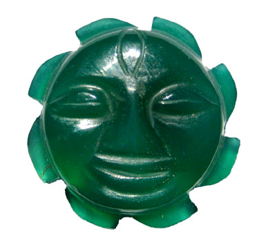 Sun Face Carvings, Gemstone Carvings