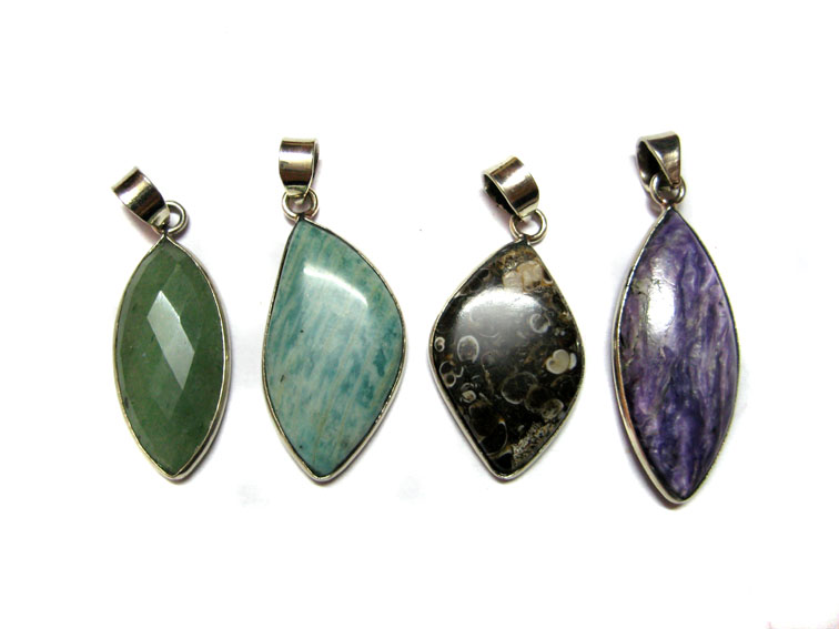 Fancy Shape Stone Pendants