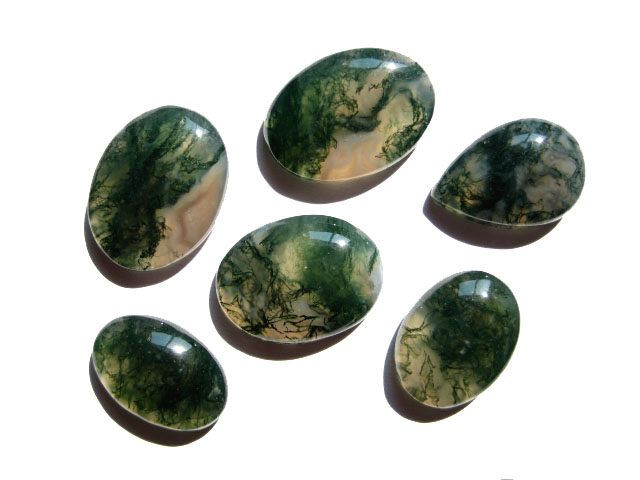 Wire Wrap Gemstone Moss Agate