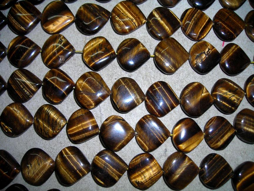 Tiger Eye Plain Beads Strands