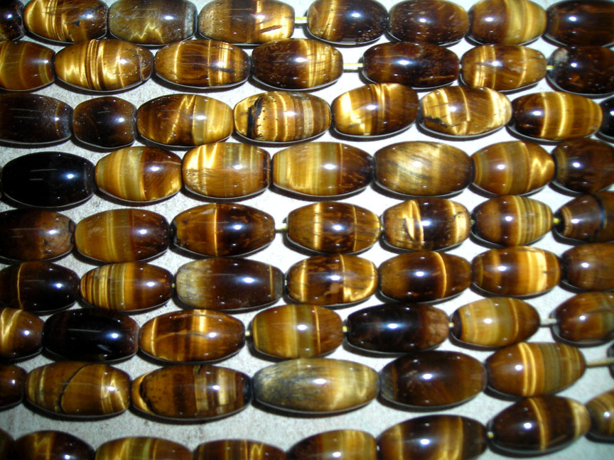 Tiger Eye Plain Beads Strands