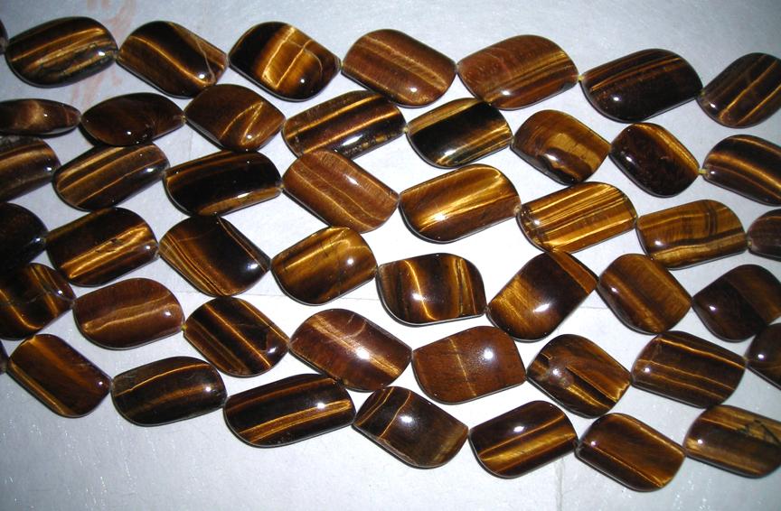 Tiger Eye Plain Beads Strands