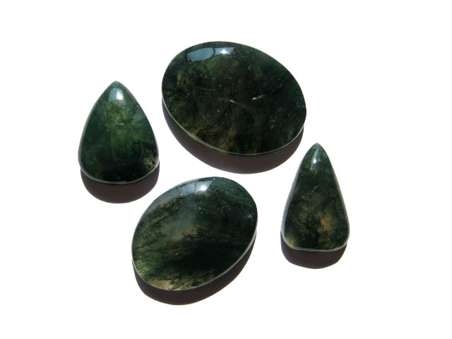 Moss Agate Cabochons