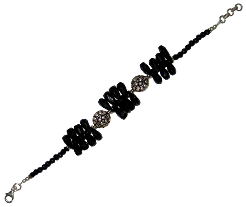 Black Onyx Beaded Bracelet